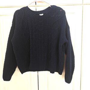 Garage Dark Blue Sweater, Size Large